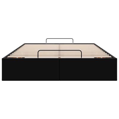 Bedframe zonder matras 120x200 cm kunstleer zwart