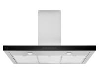 ETNA AB790RVS afzuigkap 609 m³/uur Muurmontage Zwart, Roestvrijstaal A - thumbnail