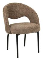 MUST Living Eetkamerstoel 'Arca' kleur Bruin - thumbnail