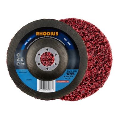 Rhodius 211317 SVS HD reinigingsvlies 125 x 22,23 mm staal gebogen Diameter 125 mm 3 stuk(s)