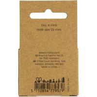 Creativ Company Waskralen, d 4 mm, gatgrootte 1,5 mm, parelmoer, 210 stuk/ 1 doos - thumbnail