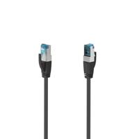Hama NETWERKKABEL, CAT-6A, 10 GBIT/S, S/FTP AFGESCHERMD, 15,00 M Kabel Zwart - thumbnail