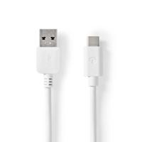 USB-Kabel | USB 3.2 Gen 1 | USB-A Male | USB-C© Male | 5 Gbps | Vernikkeld | 1.00 m | Rond | PVC | - thumbnail
