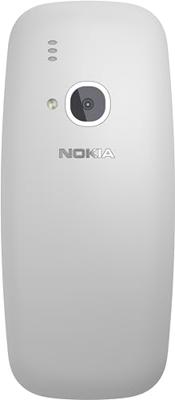 Nokia 3310 2G mobiele telefoon (2,4 inch kleurendisplay, 2MP camera, bluetooth, radio, MP3-speler, Dual Sim) retro grijs