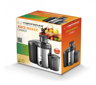 Esperanza EKJ002 citruspers/sapmaker Zwart, Roestvrijstaal 500 W