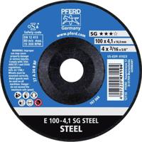 PFERD TOOLS 62210426 E 100-4,1 SG STEEL/16,0 Afbraamschijf gebogen Diameter 100 mm Boordiameter 16 mm Staal 10 stuk(s) - thumbnail