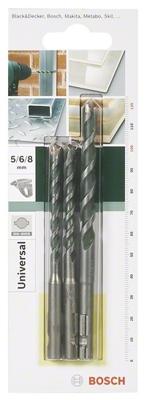 Bosch Accessories 2609256918 Carbide Multifunctionele boorset 3-delig 5 mm, 6 mm, 8 mm SDS-Quick 1 set(s) Bosch Accessories 2609256918 Carbide Multifunctionele boorset 3-delig 5 mm, 6 mm, 8 mm SDS-Quick 1 set(s)