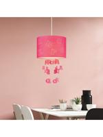 Home sweet home lampenkap Letters kinderkamer Ø 30 cm - fuchsia - thumbnail