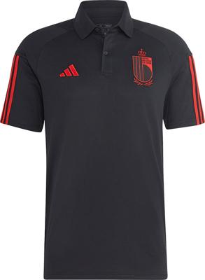België Polo Senior 2022-2023 - Maat XXL - Kleur: Zwart | Soccerfanshop