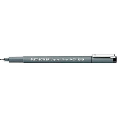 Staedtler pigment liner fineliner, ronde punt, schrijfbreedte 0,05 mm, zwart