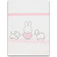 Nijntje laken Grass junior 100 x 150 cm katoen wit/roze - thumbnail