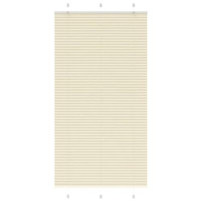 Pliss rolgordijn 105x200cm stofbreedte 104,4cm polyester crme Pliss rolgordijn 105x200cm stofbreedte 104,4cm polyester crme