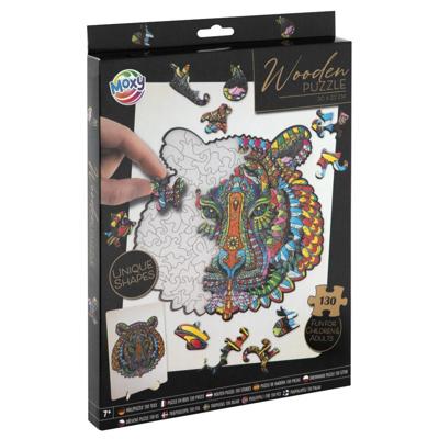 Moxy Houten puzzel Tijger 130 stukjes
