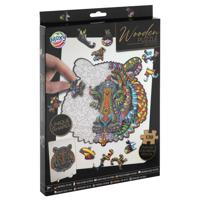 Moxy Houten puzzel Tijger 130 stukjes - thumbnail