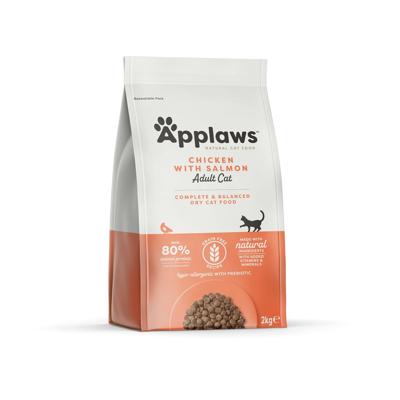 APPLAWS Chicken with salmon - droog kattenvoer - 2kg