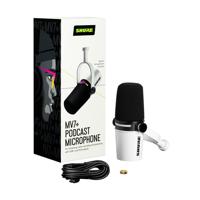 Shure MV7+-W - lessenaar/zangmicrofoon met XLR/USB-C connector, wit - thumbnail