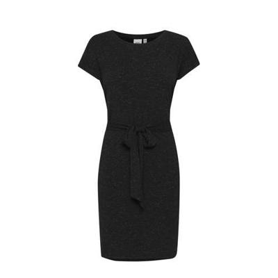 ICHI jurk IHREBEL met glitters zwart