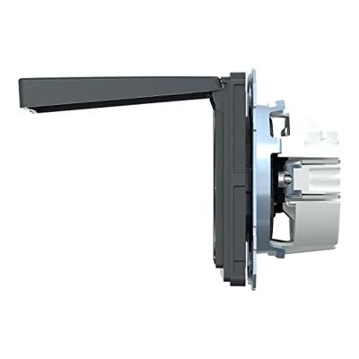 Merten MEG2310-7214 Wandcontactdoos AquaDesign Antraciet 1 stuk(s)