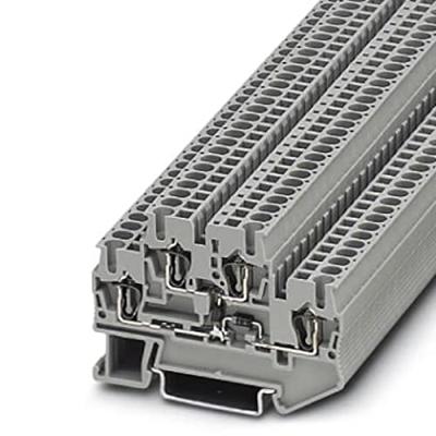 Phoenix Contact 3031584 Componentenserieklem 5.2 mm Spanveer Grijs 50 stuk(s)