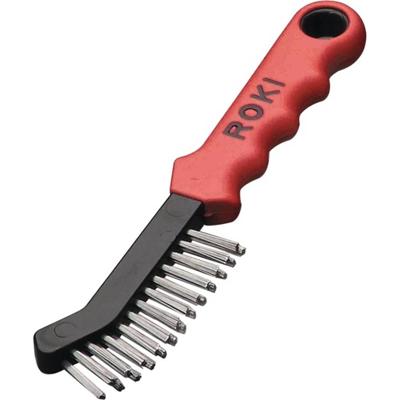 Lessmann Staalborstel | lengte 225 mm | 0,35 mm staal | 2-rijig | 1 stuk - 182401 182401