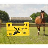 Bordje: pas op schrikdraad - thumbnail