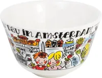 Blond Amsterdam kom aardewerk amsterdam 14x9cm multi - thumbnail