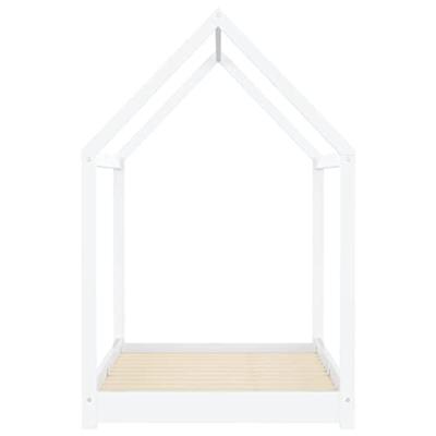 Kinderbedframe massief grenenhout wit 90x200 cm Kinderbedframe massief grenenhout wit 90x200 cm