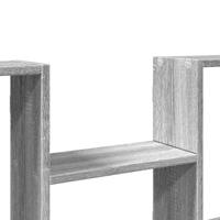 Wandschap 99x15x60 cm bewerkt hout grijs sonoma eikenkleurig - thumbnail