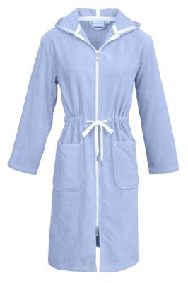 Carl Ross Carl Ross Damesbadjas met Capuchon 36410 Ice Blue/Off White 44/46