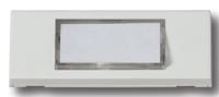 Heidemann 70049 Belplaat Met naambord 1-voudig Wit 24 V/1 A - thumbnail