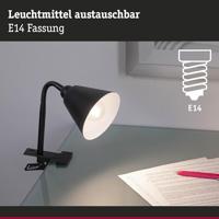 Paulmann Vitis 95430 Klemlamp LED E14 20 W Zwart - thumbnail