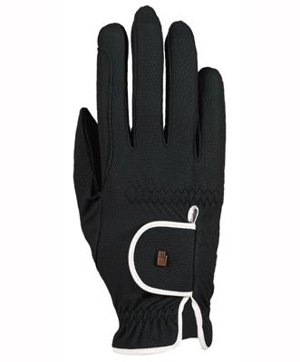 Roeckl Lona handschoenen zwart/wit maat:6.0