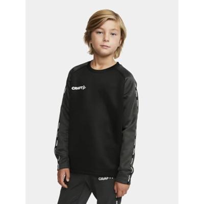 Craft 1912736 Squad 2.0 Crewneck Jr - Black/Granite - 146/152