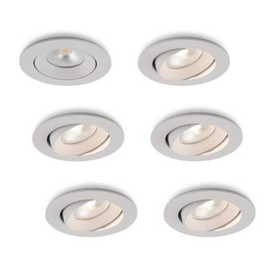 LED-inbouwspot Ozera wit 10W dimbaar IP54 2700K
