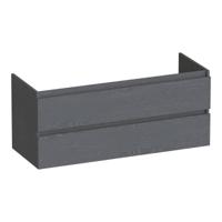 Brauer Joy - Onderkast - 120 cm - met 2 Softclose Lades Greeploos en 2 Sifon Uitsparingen - Timber Grey - thumbnail