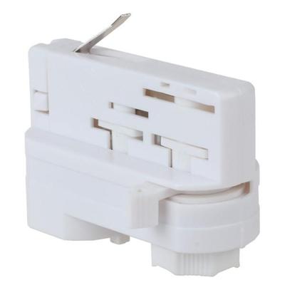3-fase Spanningsrail Connector voor Hanglamp - Wit