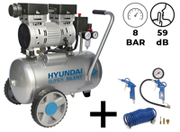 Hyundai 59dB Compressor - 24L - 8 Bar - thumbnail