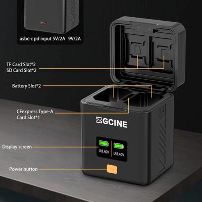 ZGCine Charging Case for Canon LPE6/E6N/E6NH/E6P Battery