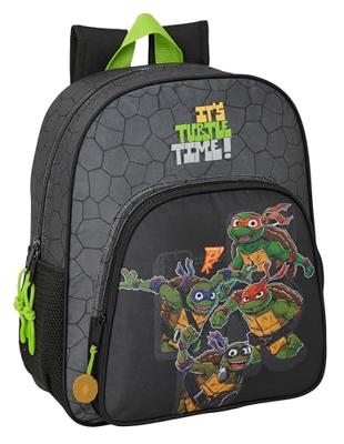 Schoolrugzak Teenage Mutant Ninja Turtles Zwart Grijs 32 x 38 x 12 cm