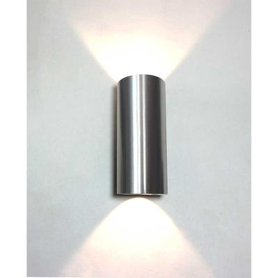 Artdelight Wandlamp Brody 2 lichts H 18 cm aluminium