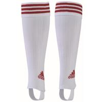 Adidas 3 Stripe Stirrup Stutzen Wit/Rood - thumbnail