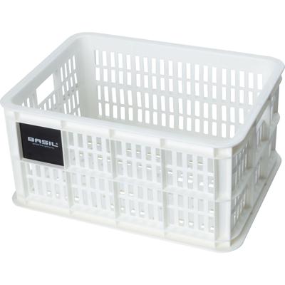 Basil pvc krat klein 17.5l wit 21114 bright white Basil pvc krat klein 17.5l wit 21114 bright white
