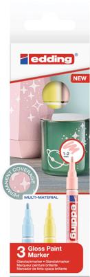 Paintmarker edding 751 oliebasis 1-2mm pa ass 3st
