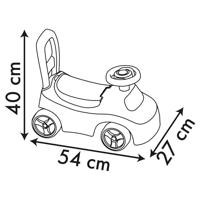 Smoby - 2 in 1 kinderautodrager - Disney Princess - Doos onder het zadel + claxon - Vanaf 10 maanden - Made in France - thumbnail
