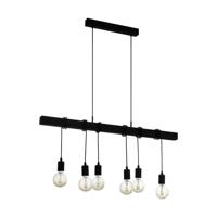 Eglo Hanglamp Townshend E27 zwart - thumbnail