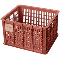 Gerecyclede fietskrat Basil Crate M 29.5 liter 35 x 45 x 25 cm - terra red - thumbnail