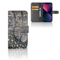 Apple iPhone 13 | Telefoonhoesje | Met pasjeshouder | Krokodillenprint - thumbnail