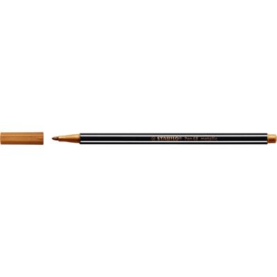 STABILO Pen 68 metallic, premium viltstift, goud, per stuk STABILO Pen 68 metallic, premium viltstift, goud, per stuk