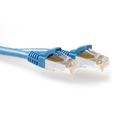 ACT FB6651 SFTP CAT6A Patchkabel Snagless Blauw - 1,5 meter