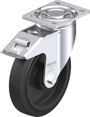 Blickle LH-POEV 200KA-FI Zwenkwiel met rem Wieldiameter: 200 mm Draagvermogen (max.): 500 kg 1 stuk(s)